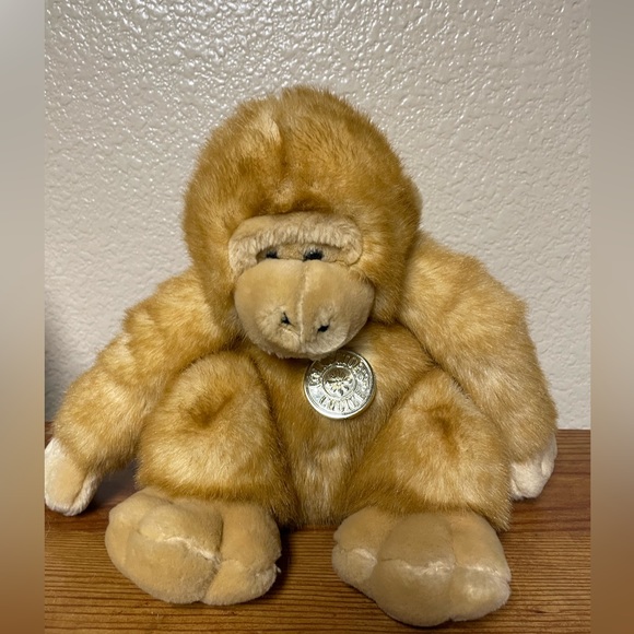 Monkey Chimpanzee Chimp Plush Stuffed Animal Toy 8” x 8” - Picture 2 of 9